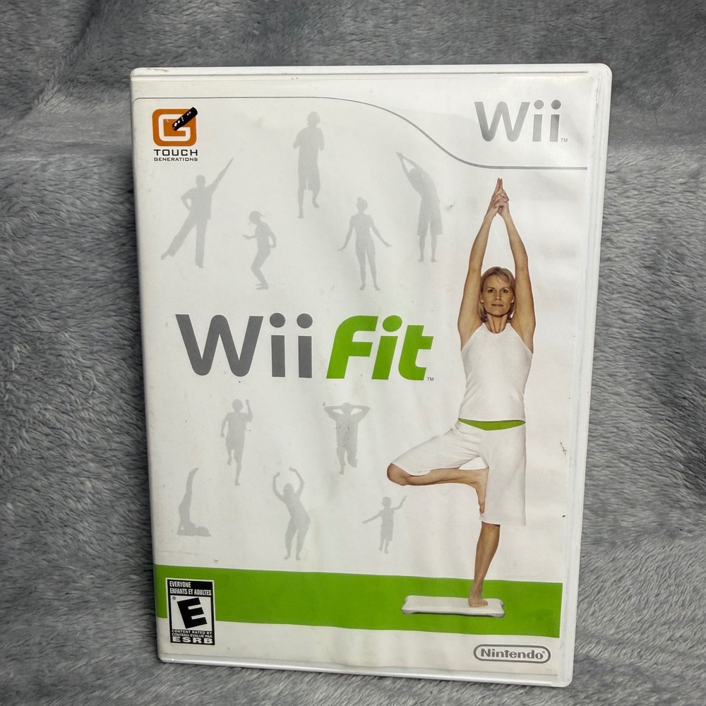 Wii Fit Nintendo Wii Game RVL-RFNE-USA Fitness Yoga Training Disc Case